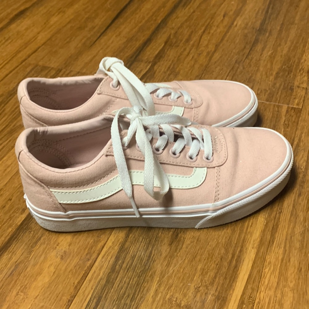 Light pink vans woman’s size 6.5